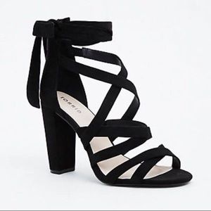 Torrid Strappy Laceup Heels